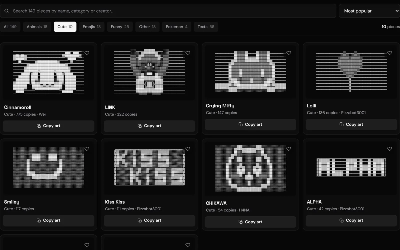 Valorant Scout ASCII studio gallery of VALORANT chat art